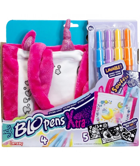 Blopens - LANSAY - Styl'bag - 5 pochoirs - 1 sac licorne - Des 6 ans
