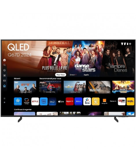 Samsung 65Q67D - TV QLED 65 (165cm) - 4K UHD 3840x2160 - Quantum HDR - Smart TV - Gaming Hub - 3xHDMI - WiFi