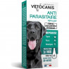 VETOCANIS 4 Pipettes anti-puces et anti-tiques - Pour grand chien 20-40 kg - 2x 1 mois de protection