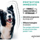 VETOCANIS 4 Pipettes anti-puces et anti-tiques - Pour grand chien 20-40 kg - 2x 1 mois de protection