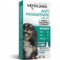 VETOCANIS 2 Pipettes anti-puces et anti-tiques - Pour petit chien 2-10 kg - 2x 1 mois de protection