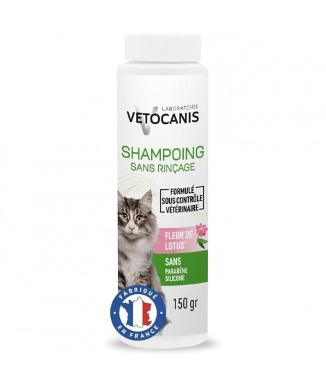 VETOCANIS Shampoing sans rincage - Pour chat