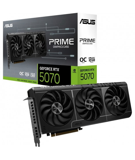 ASUS - Carte graphique - GeForce RTX 5070 Prime OC - 12 Go GDDR7