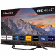 HISENSE 43A63H - TV LED 43 (108 cm) - 4K UHD (3840 x 2160) - Dolby Vision - TV connecté - 3 x HDMI 2.0 - Bords ultra fins