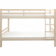 Lits superposés séparables enfant - 2x90x200 cm - Pin massif naturel - Sommier inclus - ANDO