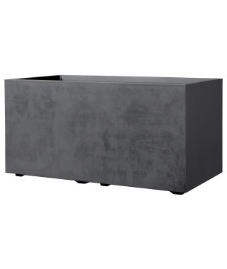 Jardiniere Muret - DEROMA - Millennium R - Anthracite - A réserve d'eau - 79 cm