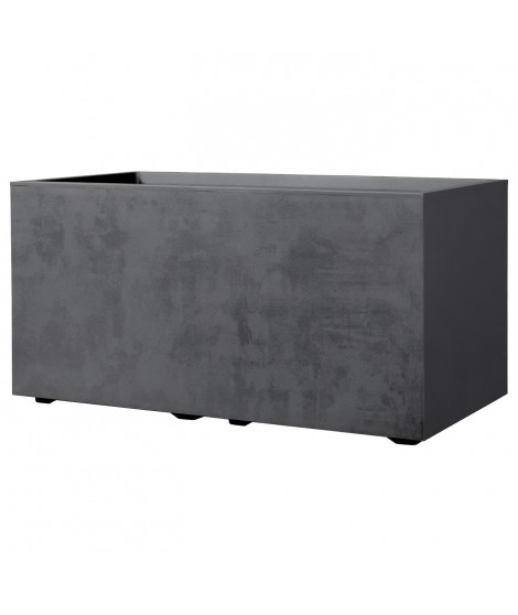 Jardiniere Muret - DEROMA - Millennium R - Anthracite - A réserve d'eau - 79 cm