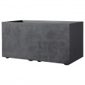 Jardiniere Muret - DEROMA - Millennium R - Anthracite - A réserve d'eau - 79 cm
