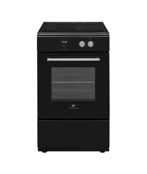 Cuisiniere a induction - CONTINENTAL EDISON - CECI3FCB2 - 4 feux - 50 x 85 x 60 cm - Noir
