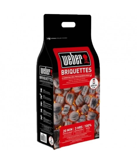 Sac de 8kg de briquettes - WEBER - 17591