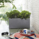 Jardiniere Muret - DEROMA - Millennium R - Ashgrey - A réserve d'eau - 79 cm