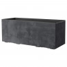 Jardiniere Muret - DEROMA - Millennium R - Anthracite - A réserve d'eau - Roulettes - 99 cm
