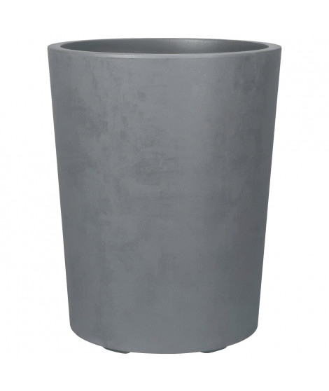 Pot de fleur - DEROMA - Millennium R - Ashgrey - A réserve d'eau - Hauteur 53 cm