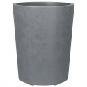 Pot de fleur - DEROMA - Millennium R - Ashgrey - A réserve d'eau - Hauteur 53 cm