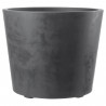 Pot de fleur Vase - DEROMA - Millennium R - Anthracite - A réserve d'eau - Roulettes - 59 cm