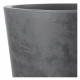 Pot de fleur Vase - DEROMA - Millennium R - Anthracite - A réserve d'eau - Roulettes - 59 cm