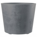 Pot de fleur - DEROMA - Millennium R - Ashgrey - A réserve d'eau - Roulettes - 59 cm