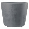 Pot de fleur - DEROMA - Millennium R - Ashgrey - A réserve d'eau - Roulettes - 59 cm