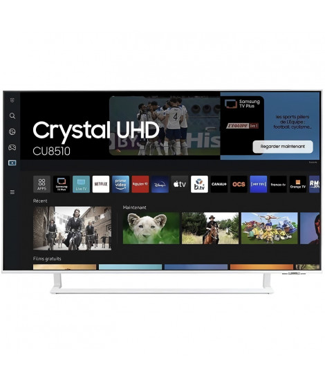 Samsung 43CU8510 - TV LED 43 (109 cm) - 4K UHD 3840x2160 - HDR - Smart TV - Gaming Hub - 3xHDMI - WiFi