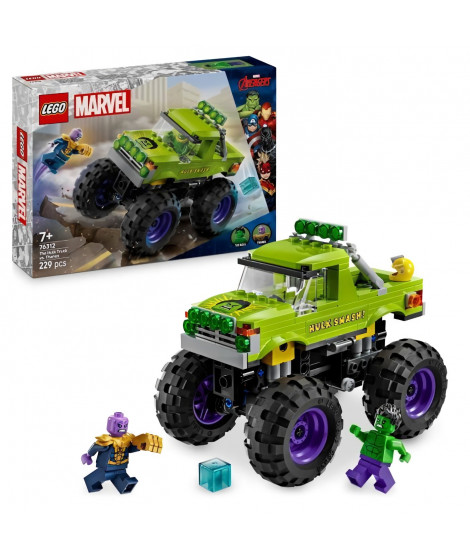 LEGO | Marvel 76312 Le Tout-Terrain de Hulk contre Thanos Jeu de construction garçon 7 ans