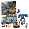 LEGO Marvel 76315 Le Laboratoire d'Iron Man : la Salle des Armures - Jouet garçon, 8 ans