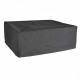 Plancha a gaz - COOKING BOX - CUENCA - 3 feux avec housse - 65 X 50 X 23 cm - Noir