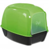 AIME Maison de toilette arrondie Kroki - 53 x 41 x 27,5 cm - Pour chat