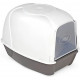 AIME Maison de toilette arrondie Kroki - 53 x 41 x 27,5 cm - Pour chat