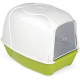 AIME Maison de toilette arrondie Kroki - 53 x 41 x 27,5 cm - Pour chat