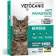VETOCANIS Collier antiparasitaire réfléchissant chat - Protection 3 mois