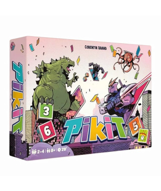 Jeu de plateau - Pikit - Kaijus vs Mechas - Stratégique - Palpitant