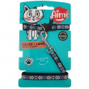 Kit collier & Laisse - AIMÉ - Reflechissant Violet pour Chat