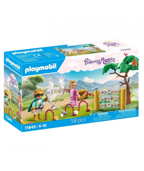 PLAYMOBIL 71849 Jeux de jardin royal avec enfants