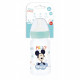 Biberon - Disney Baby - Mickey - 240 ml - Sans BPA - Tétine en silicone 3 positions