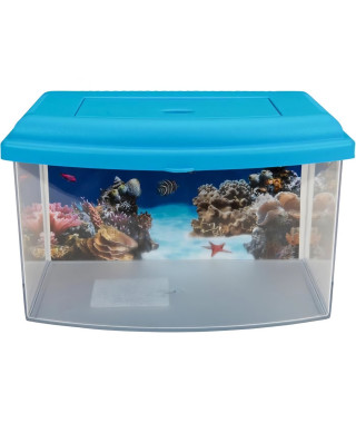 AIME Aquarium en plastique - 3 L - Pour poissons