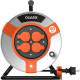 Enrouleur - QUARX - Chantier - 40m, H05VV-F 3G1,5mm², tambour métallique