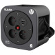 Enrouleur - QUARX - S-Box - 12m, 3 prises 16A, USB Type A et C