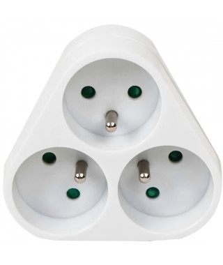Triplite - GAO - 3x16A - Triangle, blanche, conforme NF
