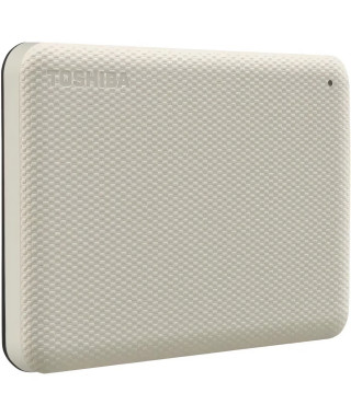 TOSHIBA Disque dur externe - Canvio Advance - 2,5 - 4 To - Port USB 3.2 - Blanc - Logiciels de sécurité et sauvegarde inclus