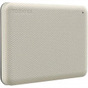 TOSHIBA Disque dur externe - Canvio Advance - 2,5 - 4 To - Port USB 3.2 - Blanc - Logiciels de sécurité et sauvegarde inclus