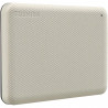 TOSHIBA Disque dur externe - Canvio Advance - 2,5 - 4 To - Port USB 3.2 - Blanc - Logiciels de sécurité et sauvegarde inclus