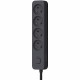 Multiprise - QUARX - 4 prises - Avec 3 ports USB, câble 1,5m