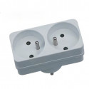 Biplite - GAO - 2x16A - Blanche, conforme NF