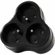 Triplite - GAO - 3x16A - Gris anthracite, conforme NF