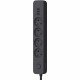 Multiprise - QUARX - 4 prises - Avec 3 ports USB, câble 3m