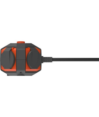 Power Globe - QUARX - IP44 - 4 prises, interrupteur, câble 3m