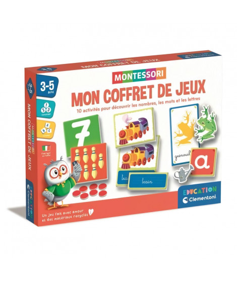 CLEMENTONI - Mon coffret de jeux - Montessori