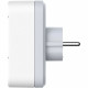 Biplite - QUARX - 2P 16A - Blanc et gris clair, conforme NF