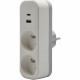 Biplite - QUARX - 2P 16A - Avec USB-A et USB-C, conforme NF
