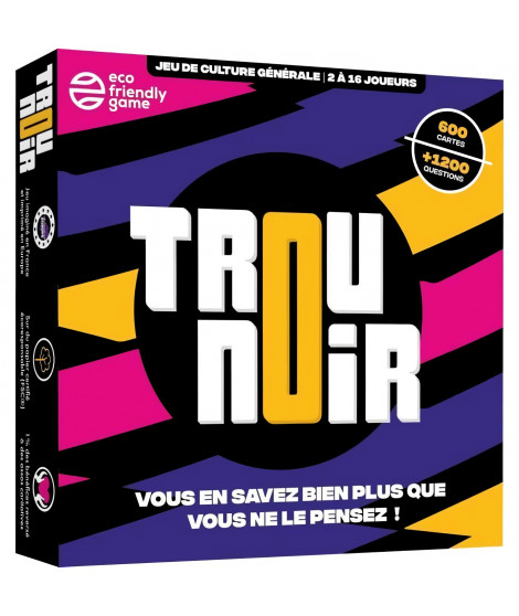 Trou Noir - Jeu de Societe - Jeu d'ambiance - Quiz Culture Générale Entre Amis ou en Famille